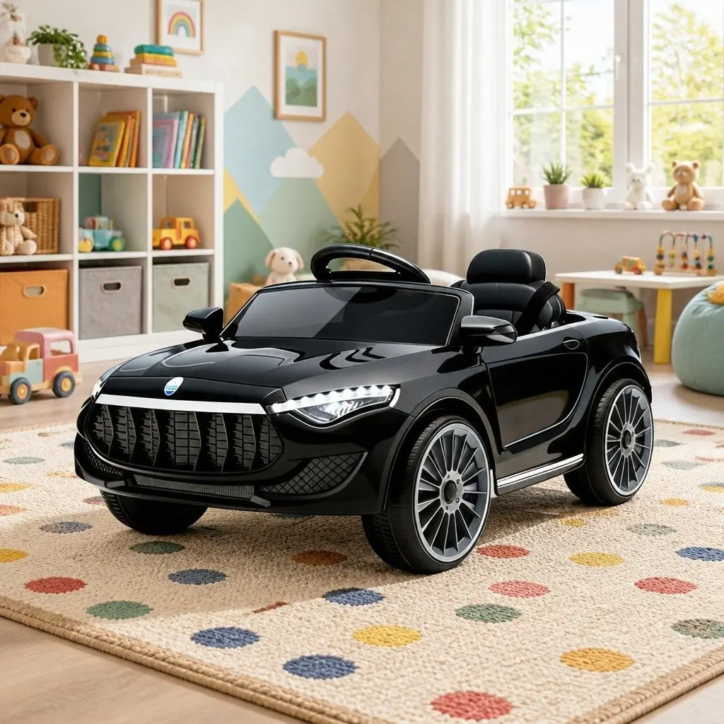Ride On Car 12V Electric Battery Powered Toy Black