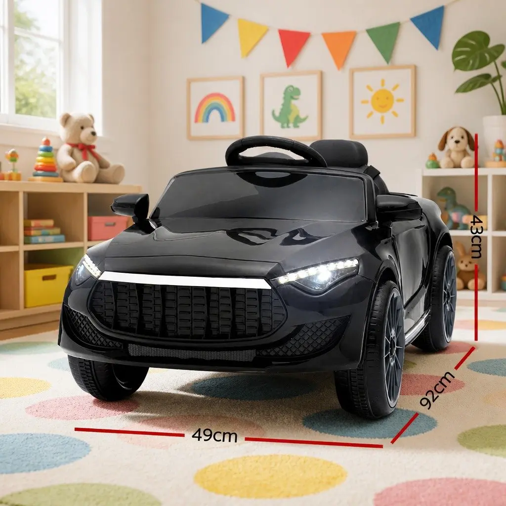 Ride On Car 12V Electric Battery Powered Toy Black