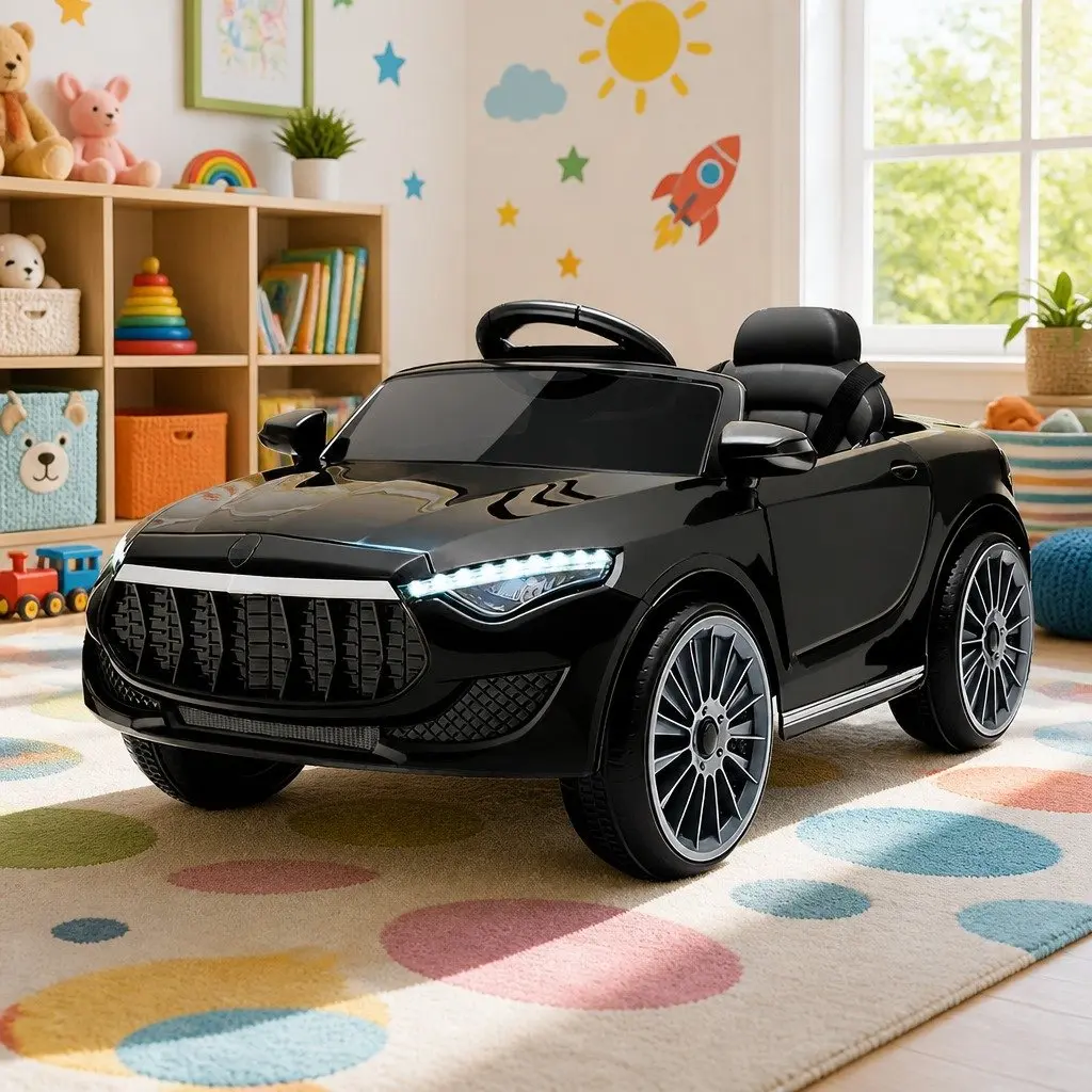 Ride On Car 12V Electric Battery Powered Toy Black