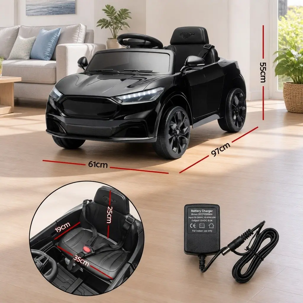 Kids Ride On Car Electric 12V Black 97x61cm