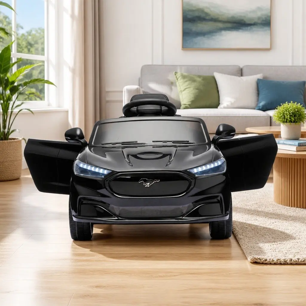 Kids Ride On Car Electric 12V Black 97x61cm
