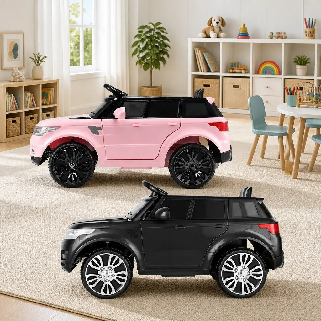 Kids Ride On Car Electric Vehicle SUV Black Pink Remote Control