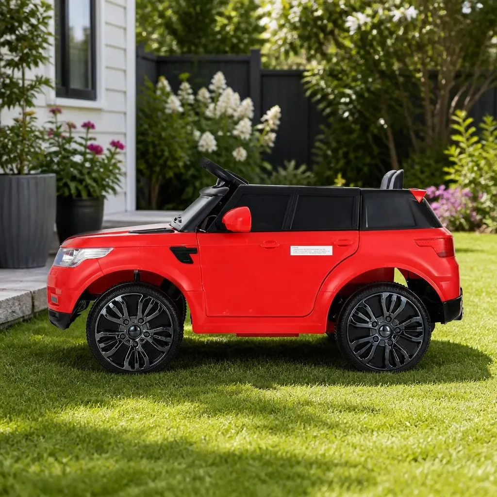 Ride On Car Electric 12V Red SUV Remote Control Toy