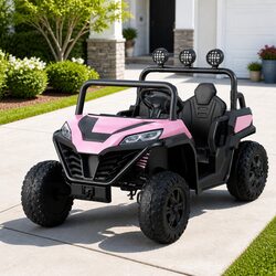 Stylish Pink Electric Kids Ride On Car with Remote Control
