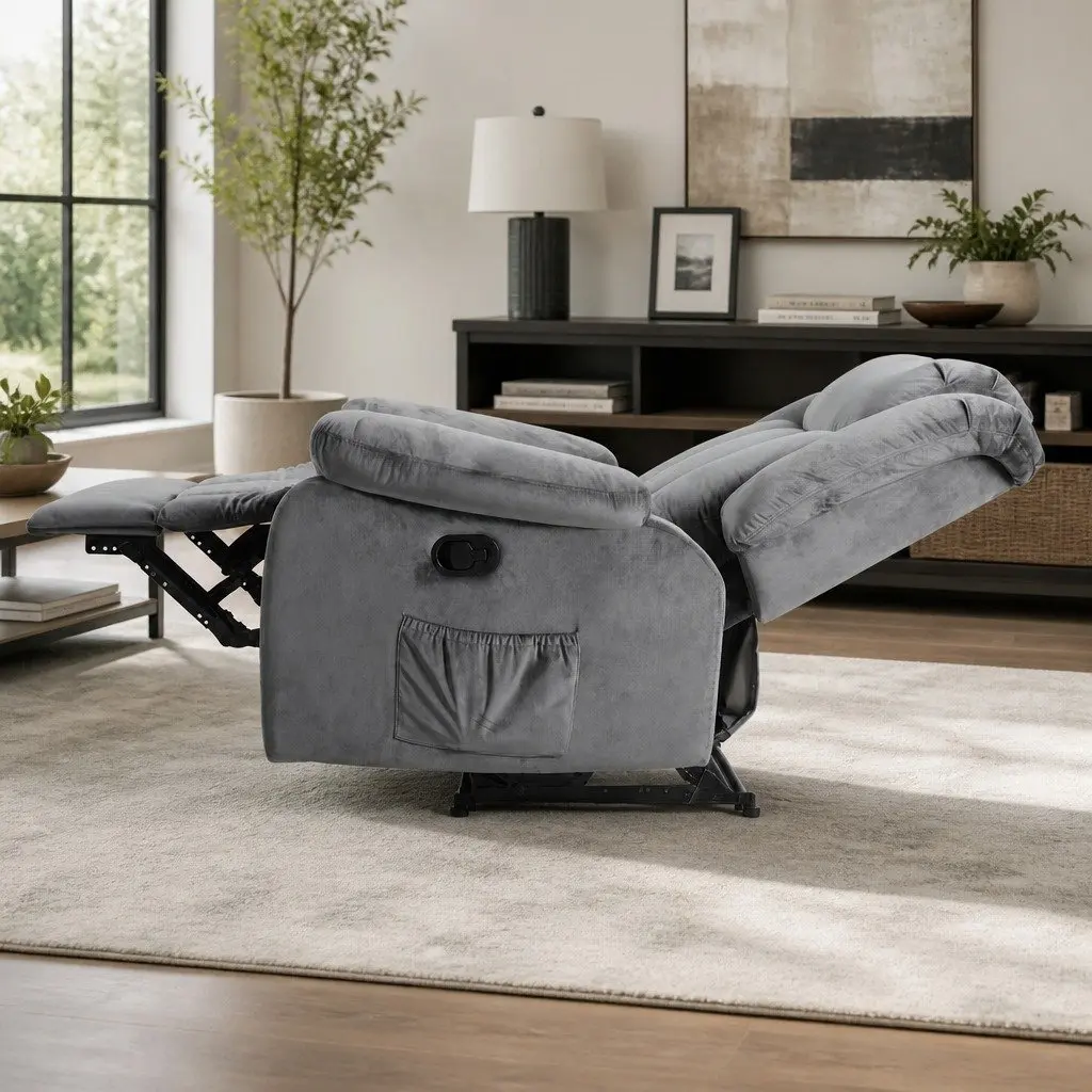 Electric Massage Recliner with Remote Control