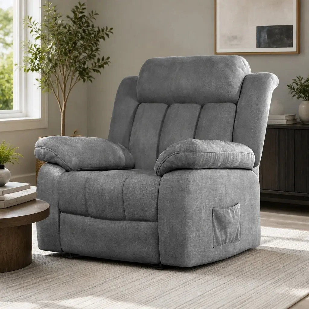 Electric Massage Recliner with Remote Control