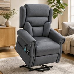 Recliner Chair with Electric Lift and Massage Function