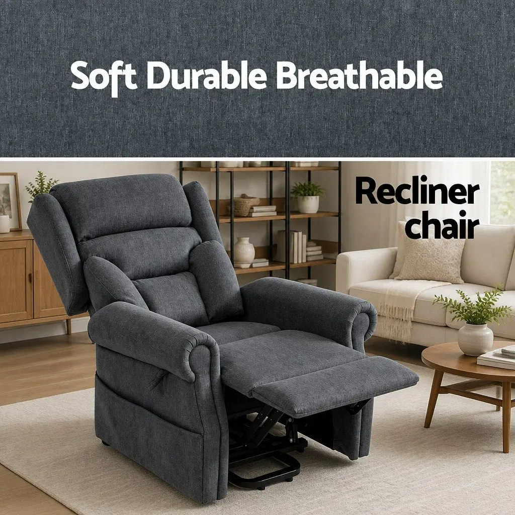 Recliner Chair with Electric Lift and Massage Function