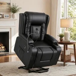 Premium Power Lift Recliner Chair with Massage & Heat
