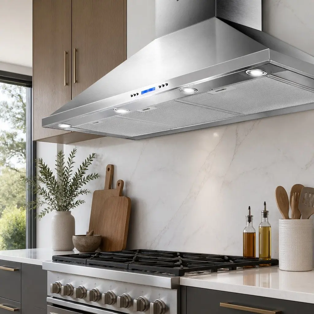 1200mm Stainless Steel Wall Mount Range Hood