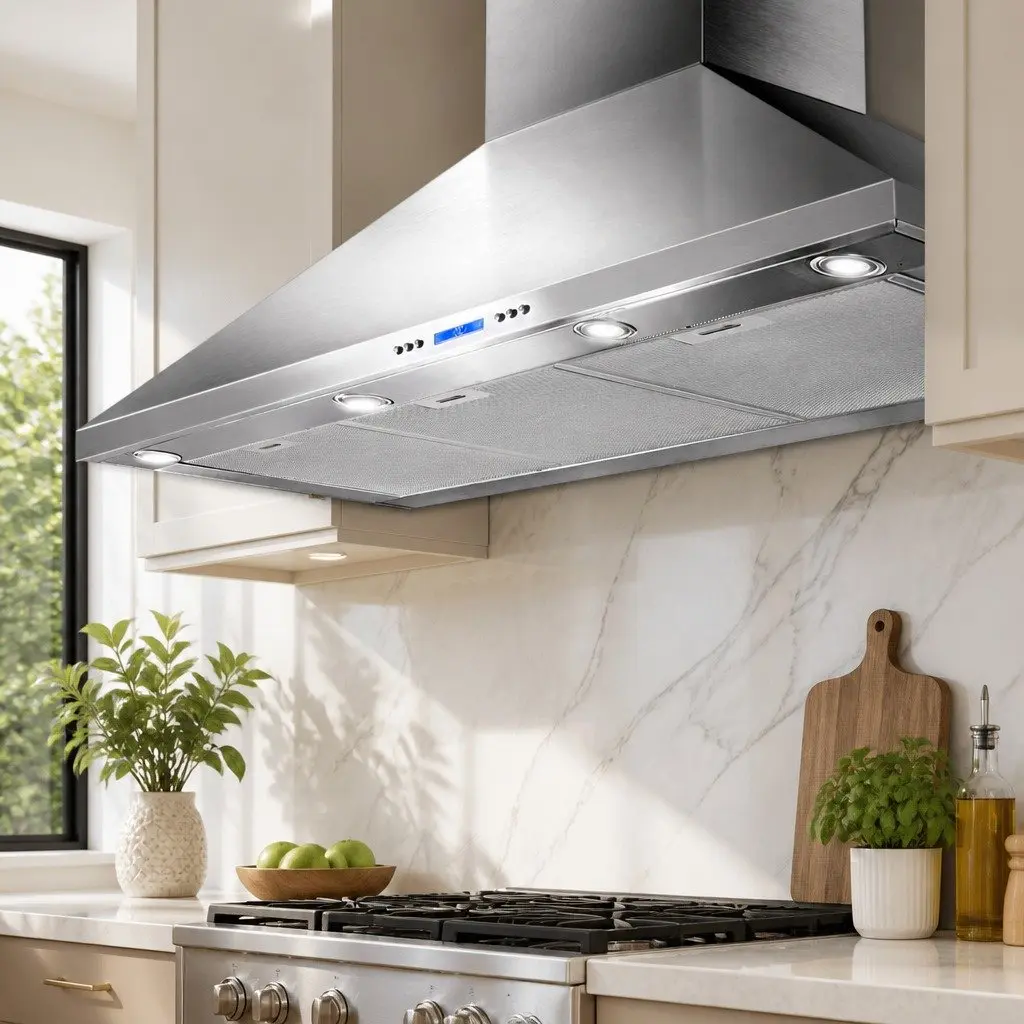 1200mm Stainless Steel Wall Mount Range Hood