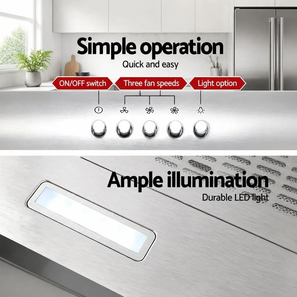 600mm Stainless Steel Range Hood