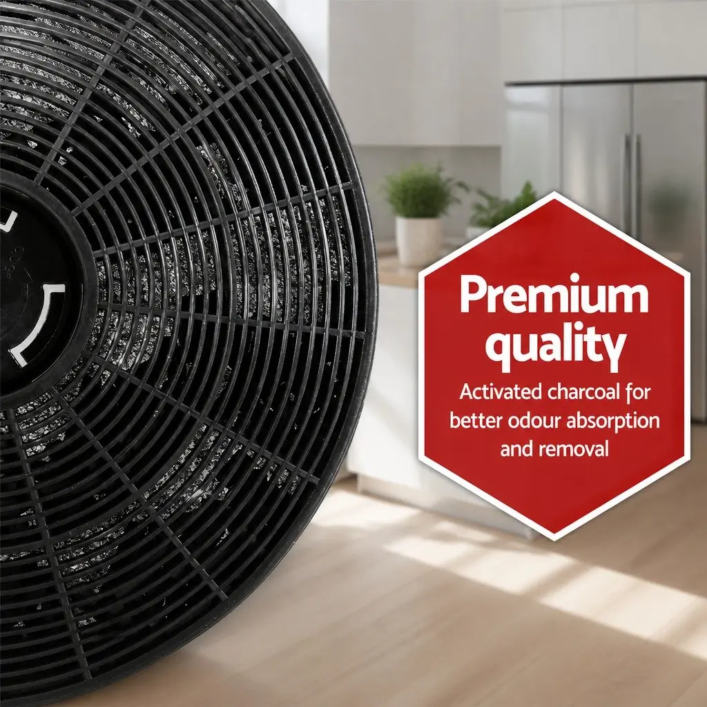 17cm Replacement Carbon Filters for Ductless Hoods