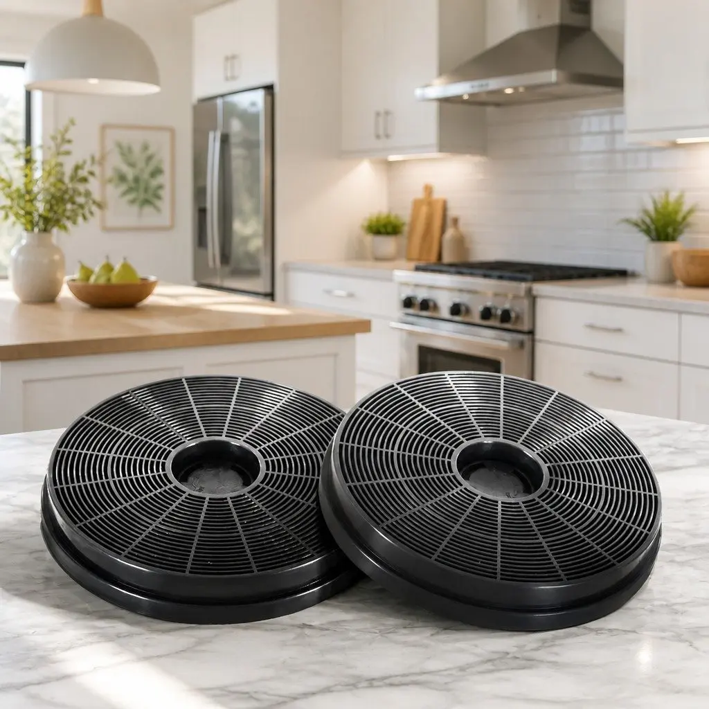 17cm Replacement Carbon Filters for Ductless Hoods