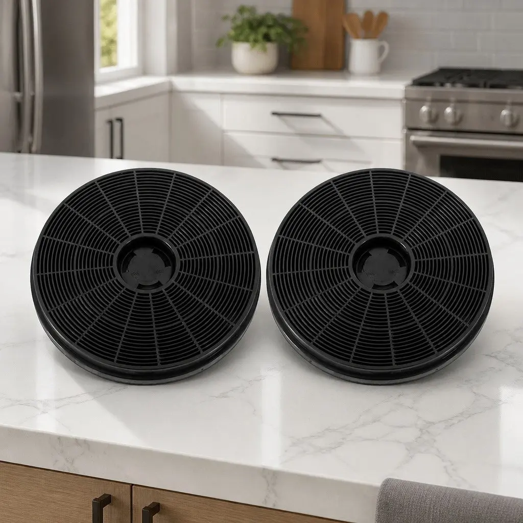 17cm Replacement Carbon Filters for Ductless Hoods