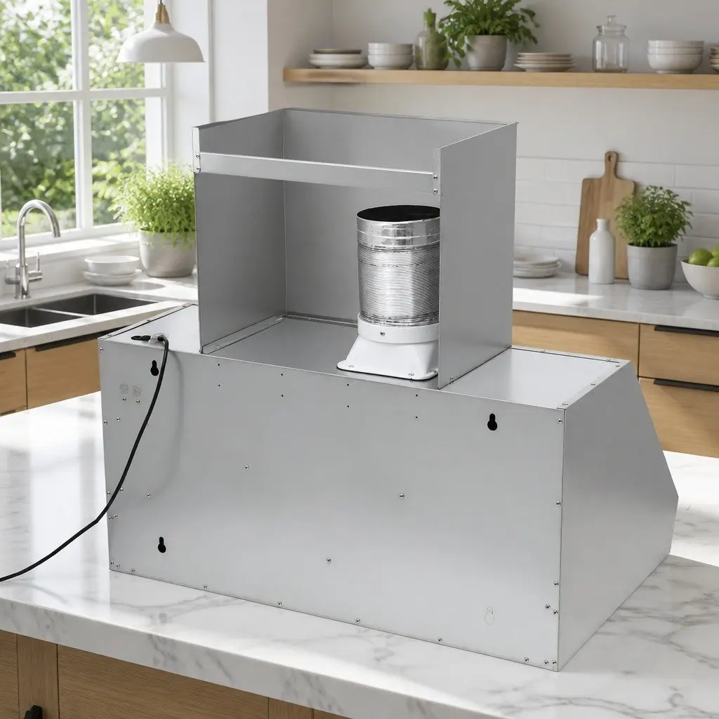 Wall-Mounted Range Hood 900mm with 3-Speed Fan