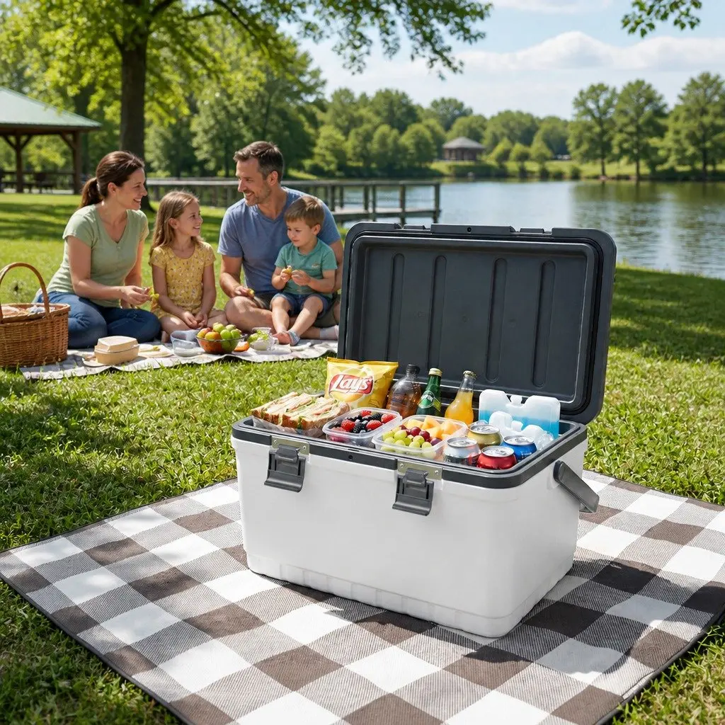22L Insulated Cooler Box for Outdoor Adventures