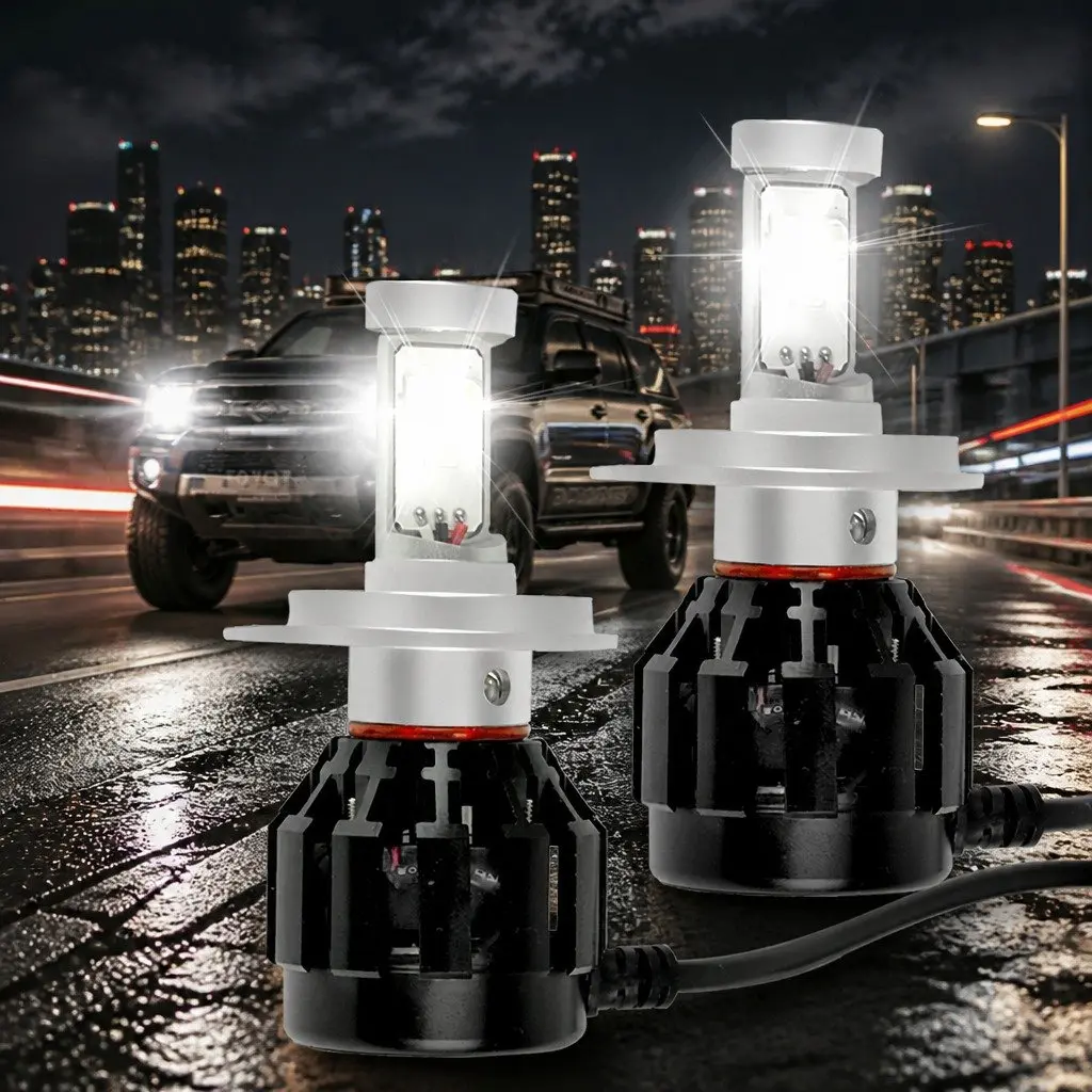 H4 LED Headlight Bulbs Aluminium 6000K 2500LM