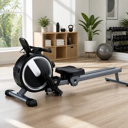 Premium Magnetic Rowing Machine with 16 Resistance Levels