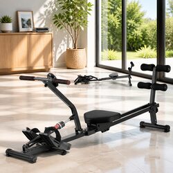 Premium Hydraulic Rowing Machine with 12 Resistance Levels