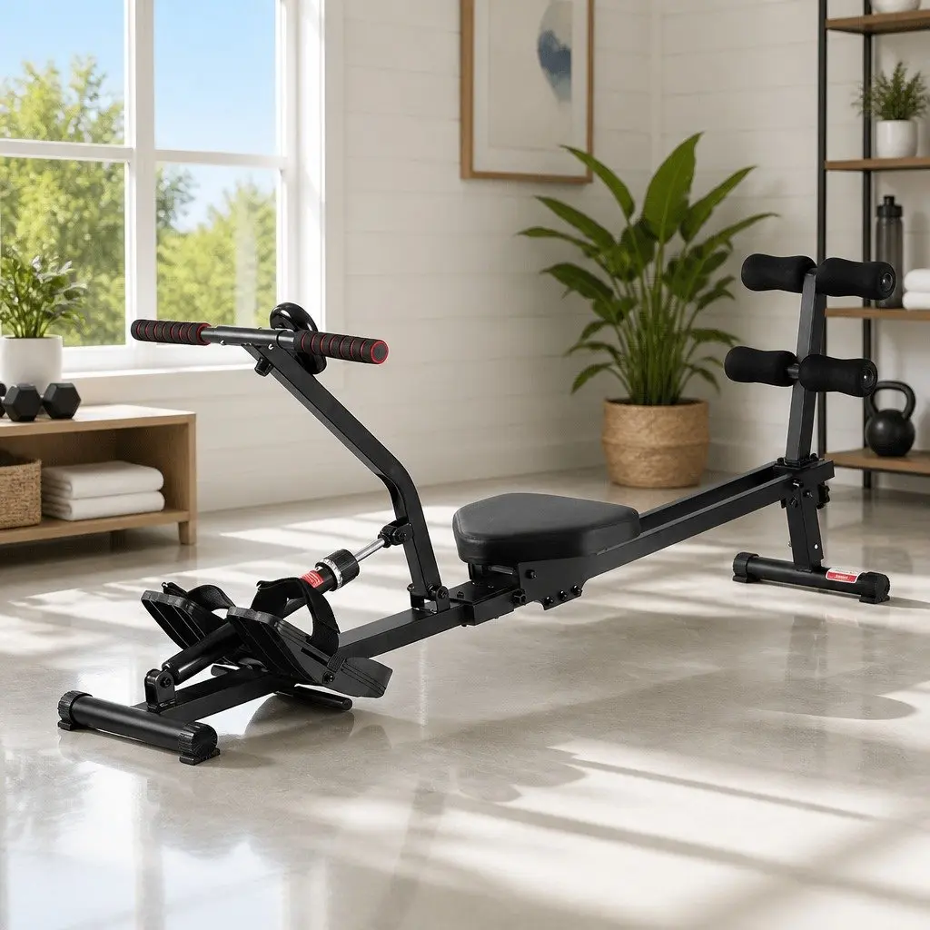 Hydraulic Rowing Machine with 12 Resistance Levels