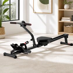 Durable Hydraulic Rowing Machine with 12 Resistance Levels