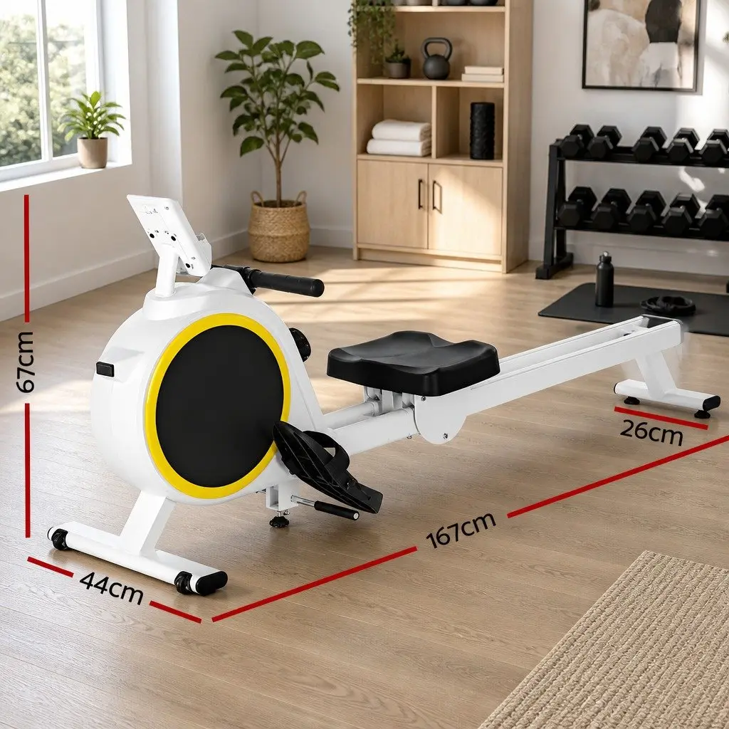 Magnetic Rowing Machine with 16 Resistance Levels