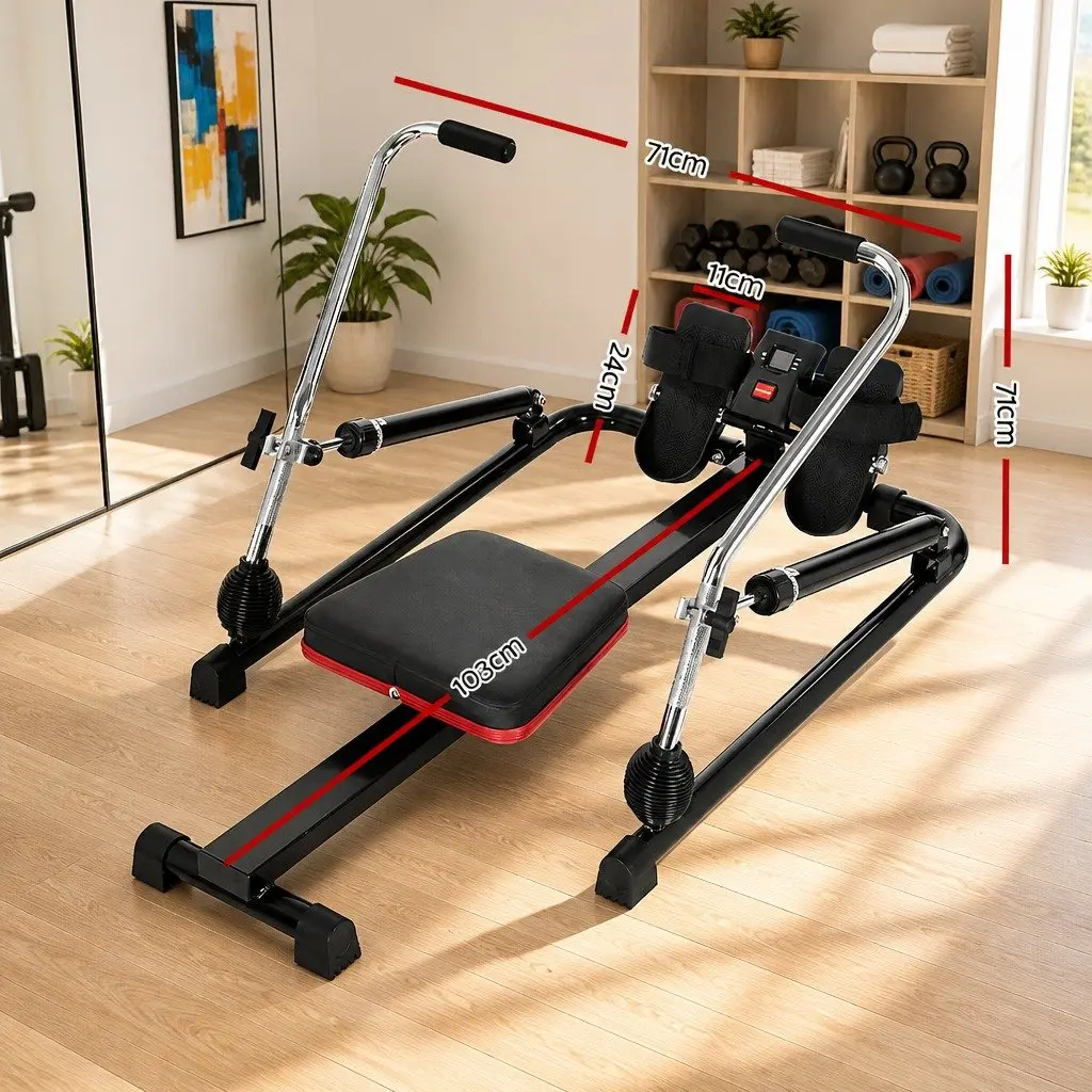 Hydraulic Resistance Rowing Machine for Home Fitness