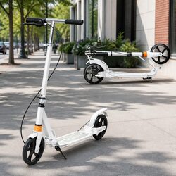 Foldable Adult Commuter Scooter with Dual Brakes