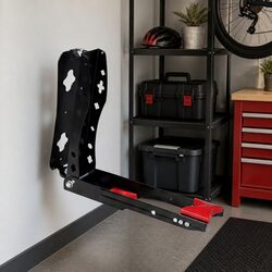 Heavy-Duty Foldable Bicycle Wall Mount Storage Rack