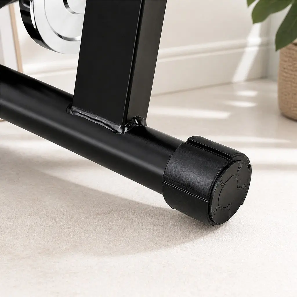 Magnetic Bike Trainer Indoor Cycling Stand Carbon Steel 55cm x 48cm x 41cm Black