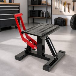 Hydraulic Dirt Bike Lift Stand with 360° Rotation