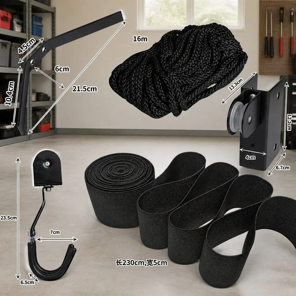 Ceiling Storage Hoist for Bikes and Kayaks