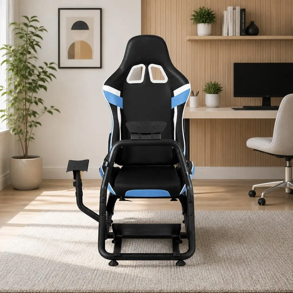 Racing Simulator Cockpit Gaming Chair with Mount