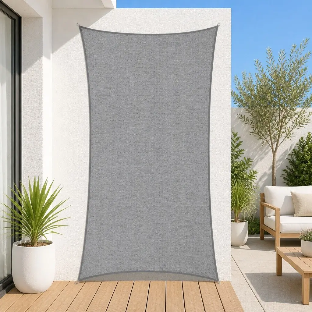 Rectangle Shade Sail Cloth 2X5M Canopy