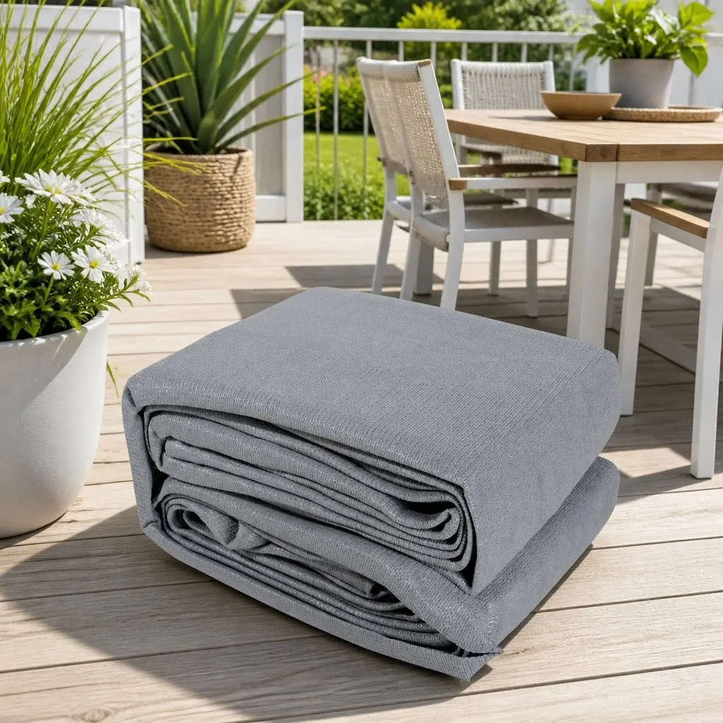 Square Shade Sail 3x3m Grey with UV Protection