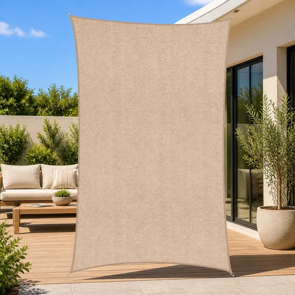 Rectangular Shade Sail Canopy 5x9M