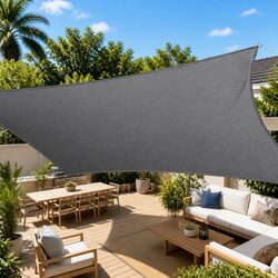 Premium Grey Shade Sail Cloth 5x6m for Outdoor Spaces