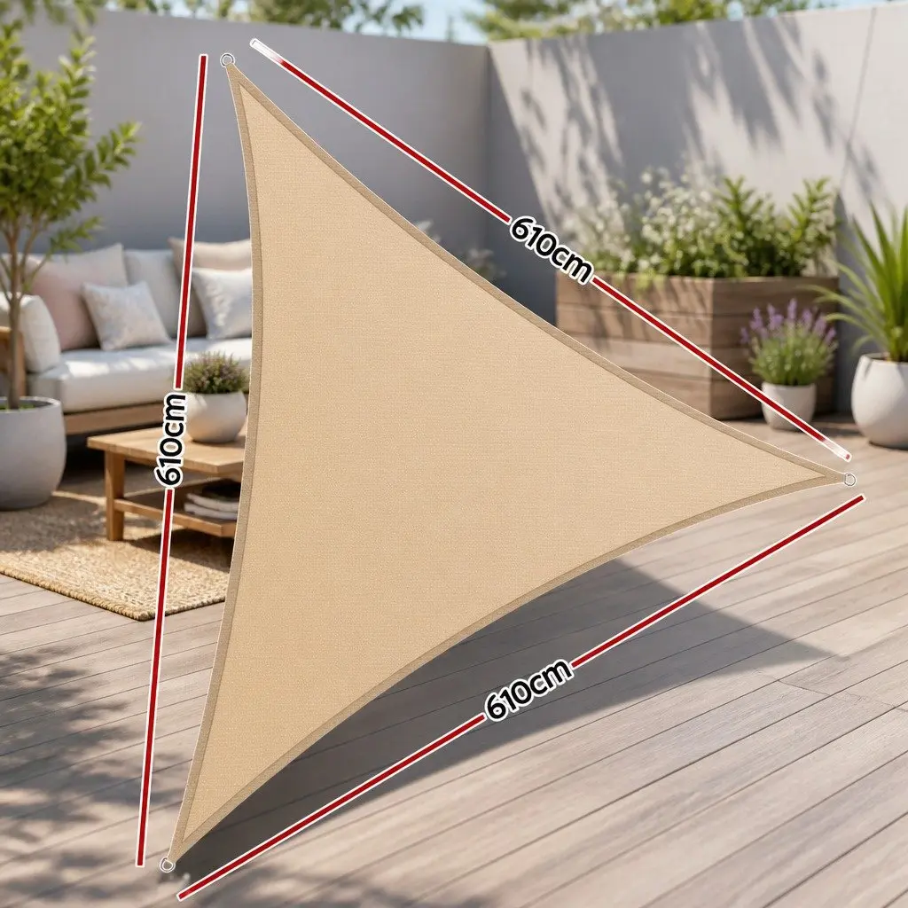 Triangle Shade Sail for Outdoor Spaces