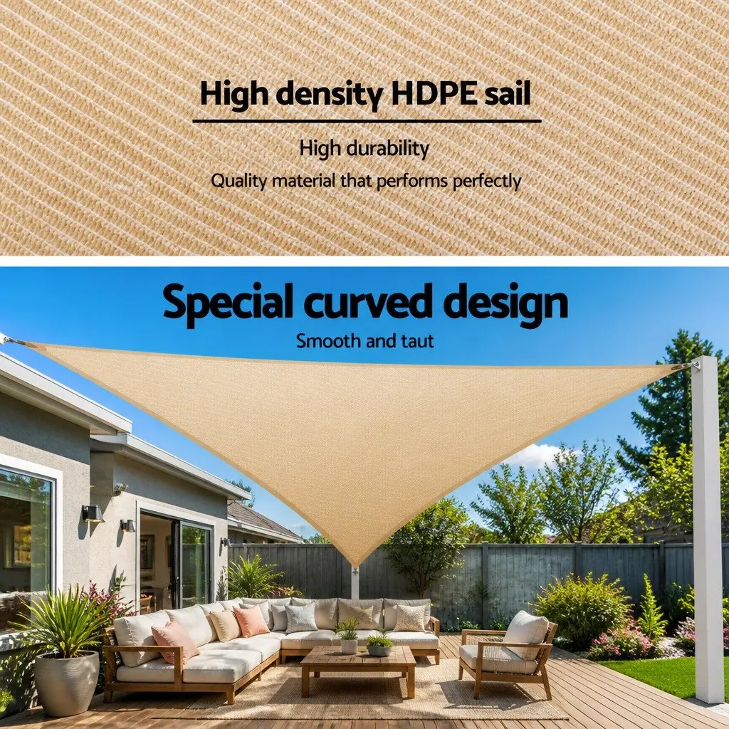 Triangle Shade Sail for Outdoor Spaces