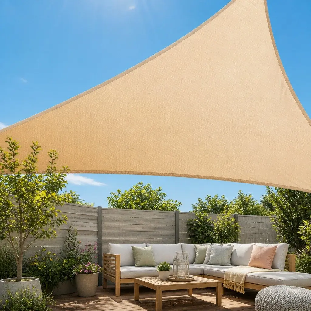 Triangle Shade Sail for Outdoor Spaces
