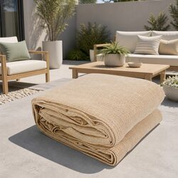 High-Quality Rectangle Shade Sail 3x6m Sand for UV Protection