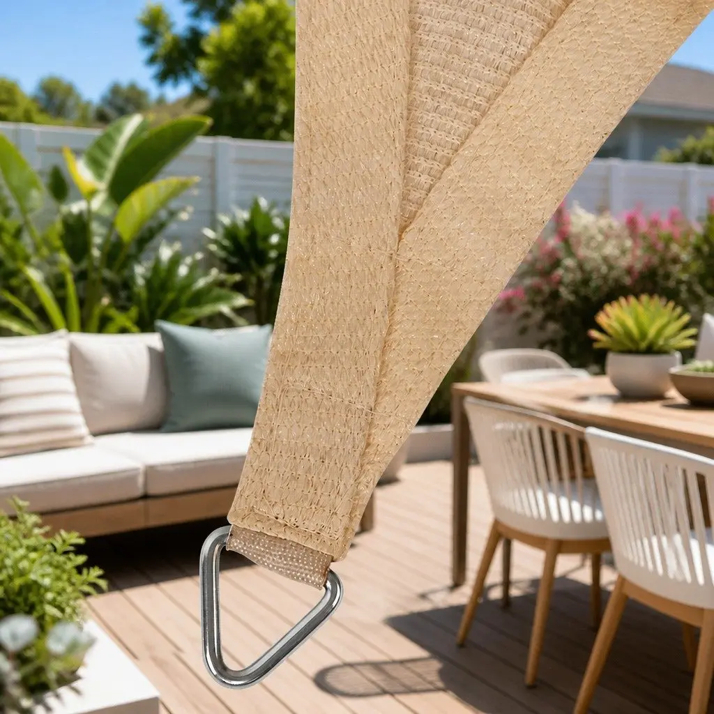 4x5m Rectangle Shade Sail for Outdoor Use