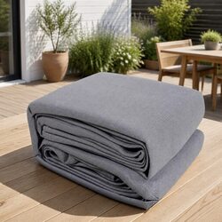 Premium Grey Rectangle Shade Sail 4x6m for UV Protection