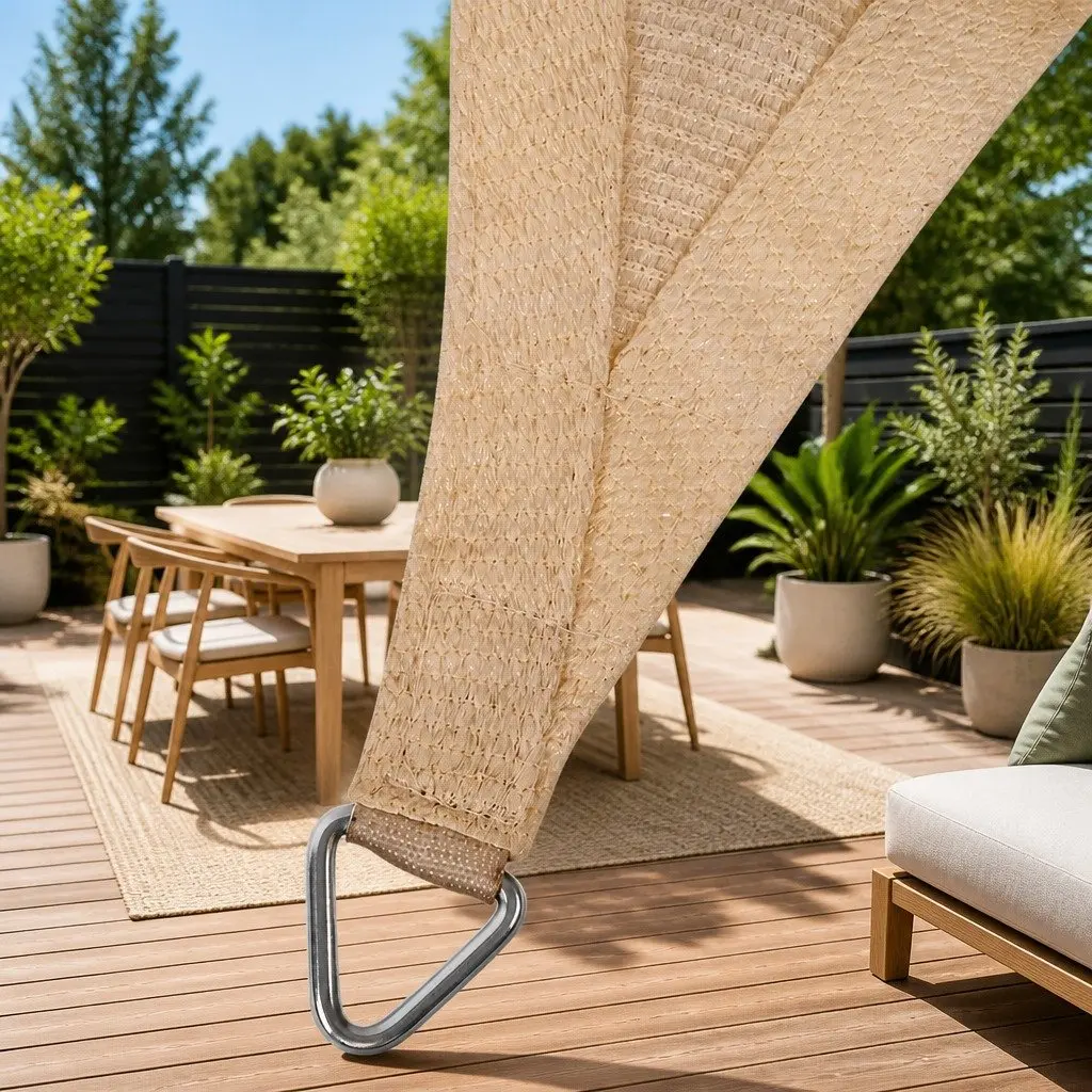 6x6m Rectangle Shade Sail with UV Protection