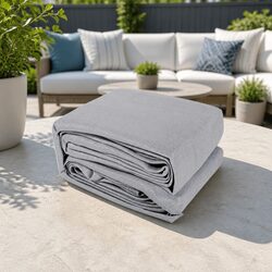 Durable Waterproof Shade Sail Canopy Grey 3x8m 220GSM