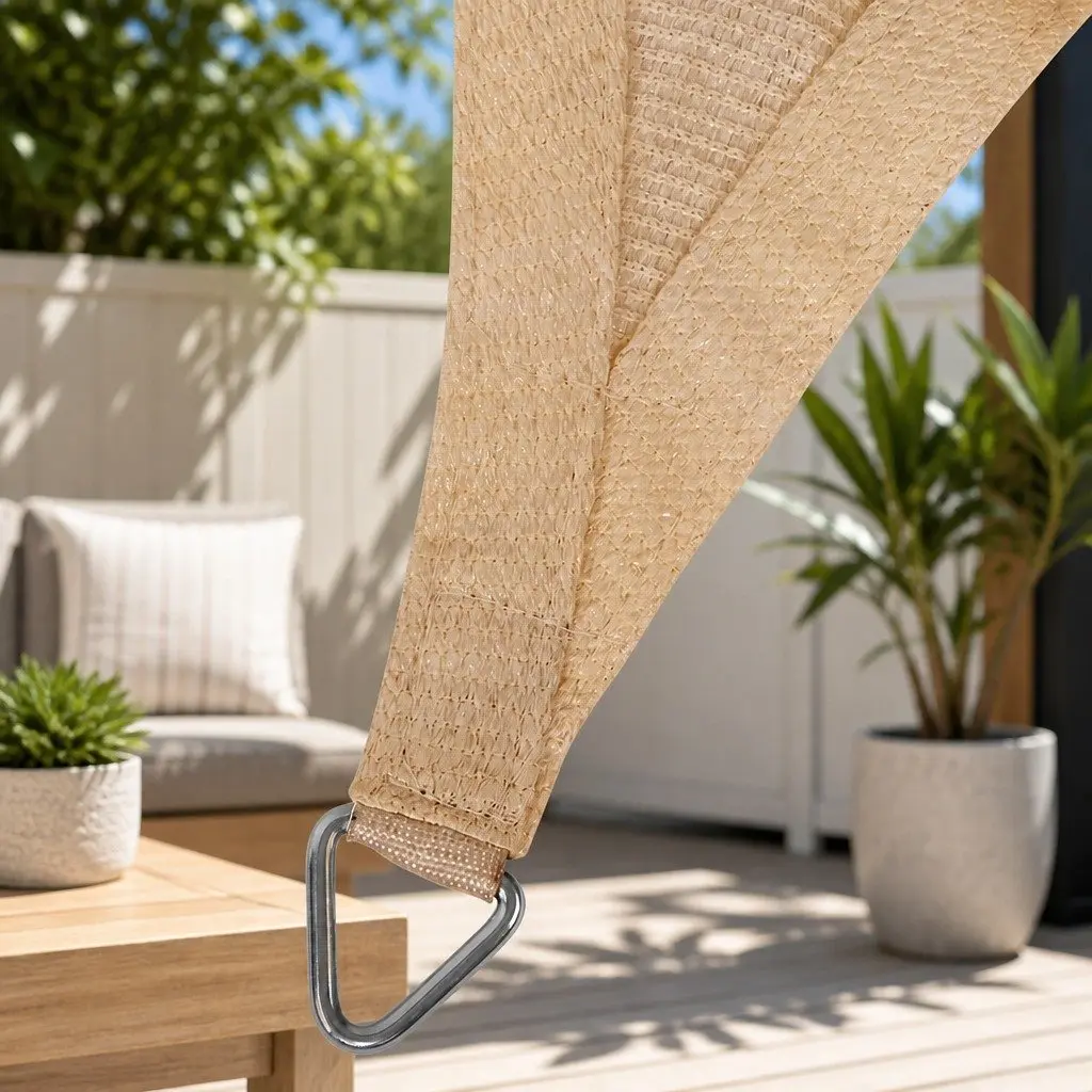 Waterproof Shade Sail 3x4m Rectangle for Outdoor Use