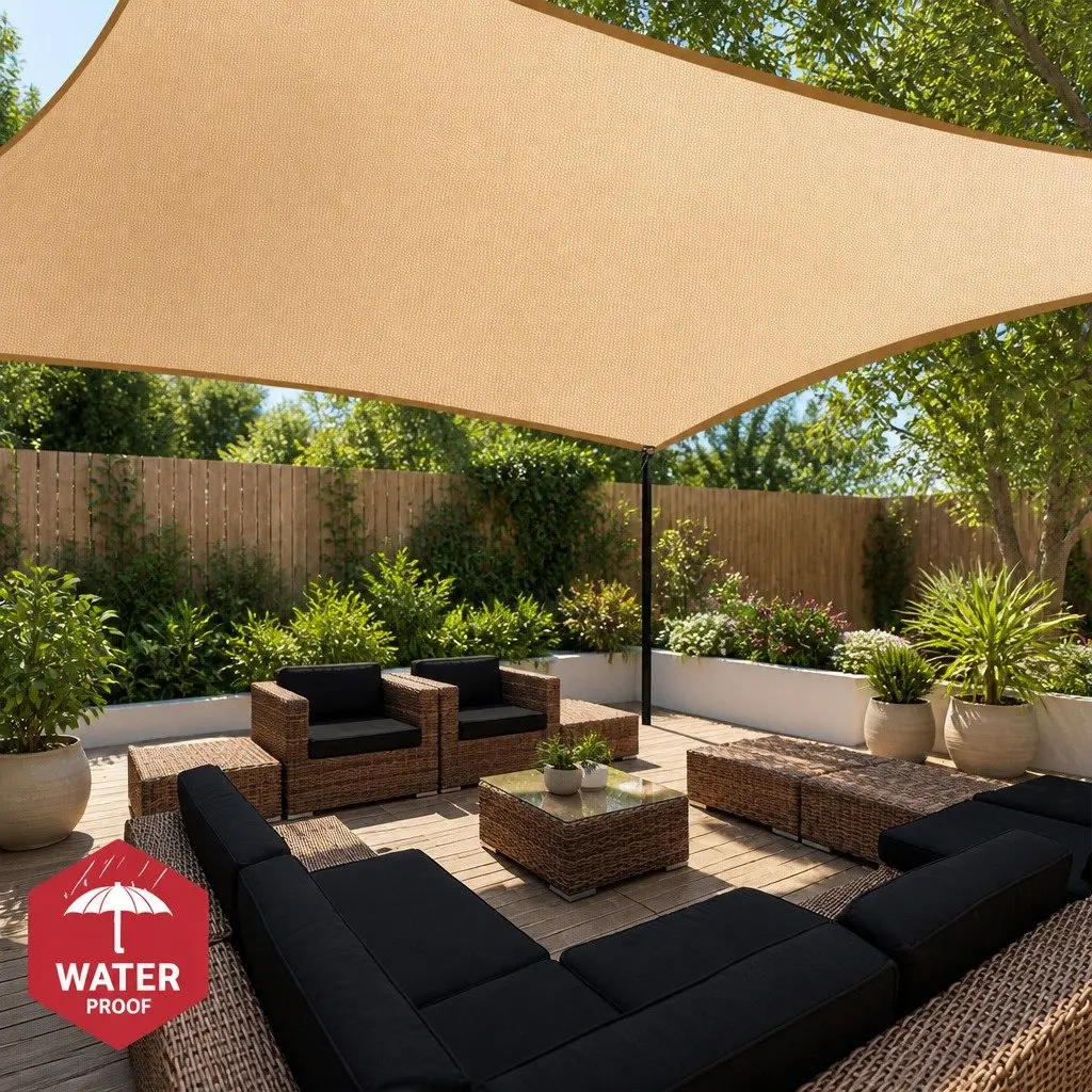 Rectangle Shade Sail 4x5m for Outdoor Use