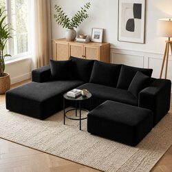 High-Quality Modular Sofa Bed with Ottoman Sectional
