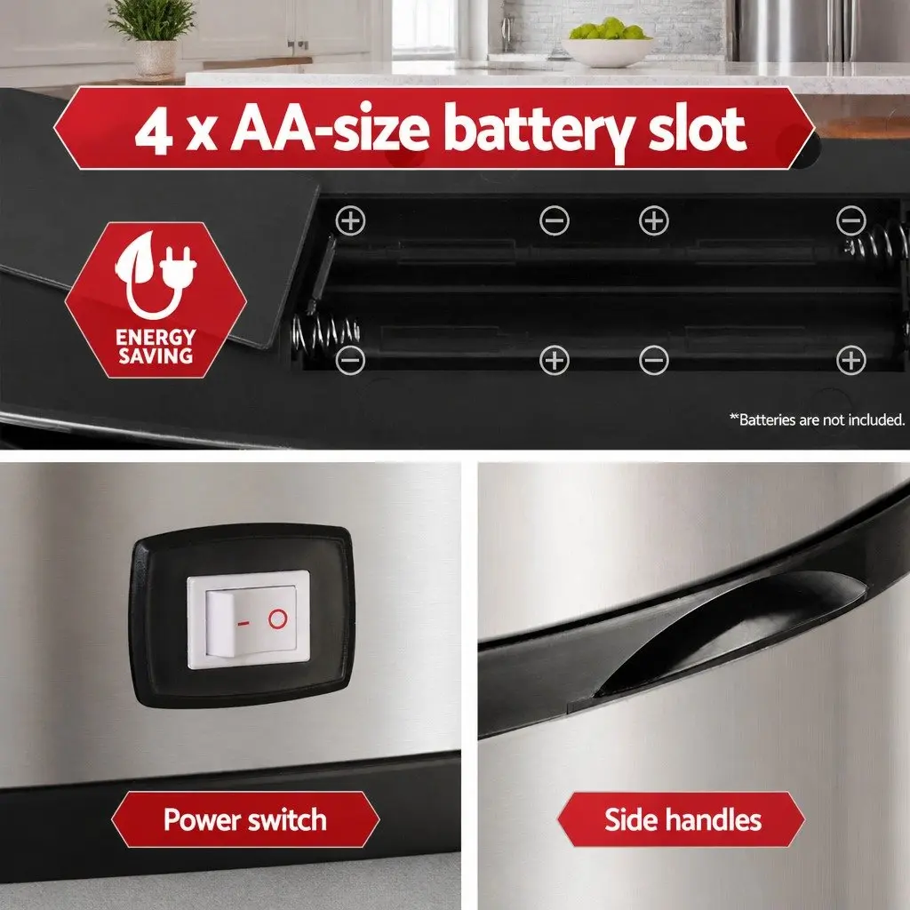 68L Motion Sensor Trash Bin for Kitchens